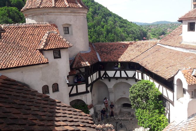 3-Castle: Peles,Bran,Rasnov,Sinaia Monastery from Brasov w pickup - VIP-Style Comfort: Van, Pickup, Water, and a Small Group Feel