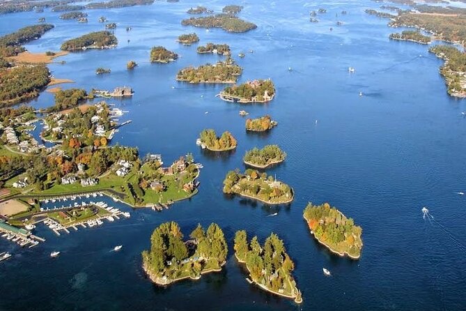 3-Hour 1000 Islands Cruise from Gananoque with views of Boldt Castle - The start of the route: St. Lawrence Seaway views and the 1000 Islands International Bridge