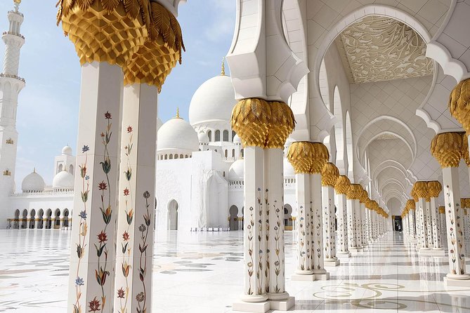 Abu Dhabi City Tour, Emirates Palace, Grand Mosque, Louvre Museum - Qasr Al Watan photo stop: palace grandeur in a quick hit