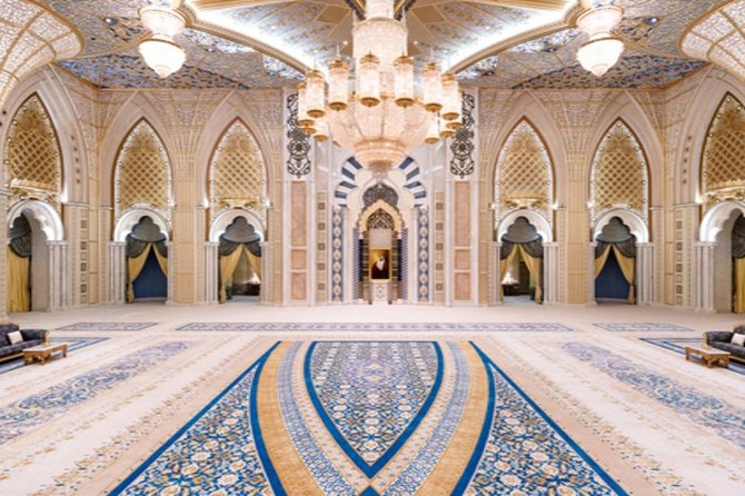 Abu Dhabi Sheikh zayed Mosque with Lunch, Louvre & Qasr Al Watan Palace - Qasr Al Watan Palace: learning governance, knowledge, and craftsmanship