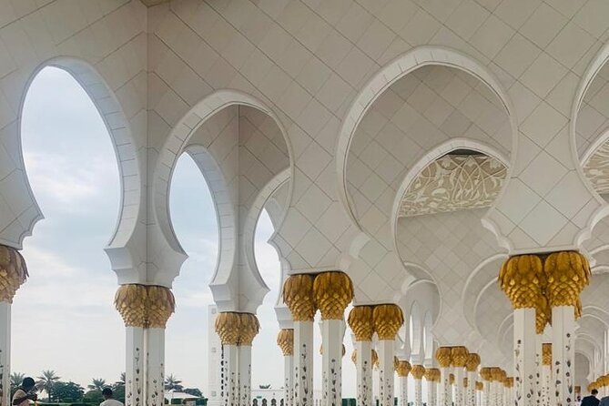 Abu Dhabi Tour Grand Mosque Emirates Palace Heritage Village - Louvre Abu Dhabi and Ferrari World: iconic exteriors, no ride tickets