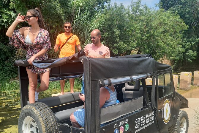 Albufeira Safari Tour with Waterfall<em>, Castle and Villages – Key highlights you’ll actually feel during the tour’ /></p>
<ul>
<li><strong>Open-top 4×4 views</strong> so you’re not craning around for photos or stuck behind windows</li>
<li><strong>Castle of Paderne + Roman bridge</strong> as a short history stop with free admission</li>
<li><strong>Alte village time</strong> in a very traditional setting for walking and photos</li>
<li><strong>Queda do Vigário waterfall for up to an hour</strong> with time for scenery and wild swimming</li>
<li><strong>Included honey, fruit jams, and spirits/liquors</strong> to keep energy up between stops</li>
<li><strong>Private custom itinerary</strong> so your group’s pace drives the day</li>
</ul>
<h2 id="jeep-safari-over-the-easy-road-how-this-tour-feels-in-real-life">Jeep safari over the easy road: how this tour feels in real life</h2>
<p>, Castle and Villages – Jeep safari over the easy road: how this tour feels in real life’ /><br />
If you’ve spent any time in Albufeira, you know how quickly the day can become repeats: beach, dinner, sleep, repeat. I like tours that give you a reason to leave the main strip, and this one does. You head into the hills around Albufeira and you get a route that’s built for looking out, not just sitting in.</p>
<p><p>The open-top <strong>4×4</strong> is a big part of the magic. When you’re up higher and exposed to the air, you notice the coastline vibe and the inland texture in a way that a regular bus ride just can’t match. It’s also why this works well for photos: you’re not constantly trying to block glare or squeeze between seats.</p>
</p>
<p><p>The day has a practical rhythm too. You’re not asked to do marathon walking. Instead, you get three focused stops that each last long enough to do something real, then you move on. That structure makes it a good fit for first-timers who want variety without committing to a full day tour.</p>
</p>
<div style="margin: 20px 0; padding: 15px 0;"><p>You can also read our reviews of more tours and experiences in Albufeira.</p><ul style="margin: 10px 0; padding: 0; list-style: none;"><li style="margin: 0 0 10px 0; padding: 0 0 10px 0; border-bottom: 1px solid #eee; display: flex; align-items: flex-start; gap: 12px; line-height: 1.4;"><a href="https://castletraveler.com/benagil-silves-castle-seightseing-tour-from-albufeira/" aria-hidden="true" tabindex="-1"><img decoding="async" style="width: 80px; height: 60px; object-fit: cover; border-radius: 4px; flex-shrink: 0;" src="https://4.castletraveler.com/wp-content/uploads/benagil-silves-castle-seightseing-tour-from-albufeira-150x150.jpg" alt="" loading="lazy"></a><div><a href="https://castletraveler.com/benagil-silves-castle-seightseing-tour-from-albufeira/">Benagil & Silves Castle Seightseing Tour from Albufeira</a><br><span style="font-size: 0.82em; color: #555; margin-top: 2px;"><span style="color: #f5a623;">★</span> 4.9 &middot; 35 reviews</span></div></li><li style="margin: 0; padding: 0; border-bottom: none; display: flex; align-items: flex-start; gap: 12px; line-height: 1.4;"><a href="https://castletraveler.com/albufeira-safari-tour-with-waterfall-castle-and-villages/" aria-hidden="true" tabindex="-1"><img decoding="async" style="width: 80px; height: 60px; object-fit: cover; border-radius: 4px; flex-shrink: 0;" src="https://4.castletraveler.com/wp-content/uploads/albufeira-safari-tour-with-waterfall-castle-and-villages-150x150.jpg" alt="" loading="lazy"></a><div><a href="https://castletraveler.com/albufeira-safari-tour-with-waterfall-castle-and-villages/">Albufeira Safari Tour with Waterfall*, Castle and Villages</a><br><span style="font-size: 0.82em; color: #555; margin-top: 2px;"><span style="color: #f5a623;">★</span> 5.0 &middot; 29 reviews</span></div></li></ul></div><h2 id="price-and-value-what-46-85-buys-you-and-what-it-doesnt">Price and value: what $46.85 buys you (and what it doesn’t)</h2>
<p><img width="670" height="446" decoding="async" src=