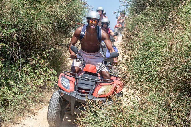 ATV Quad Guided Sightseeing/ Exploring Tour@The Pink Palace Corfu - Paramonas Beach: Your 40-Minute Swim and Reset