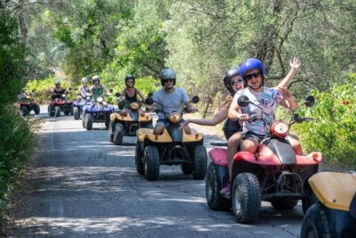 ATV Quad Guided Sightseeing/ Exploring Tour@The Pink Palace Corfu - Stop 1: The Pink Palace Beach Resort Get-Set-Ready Time