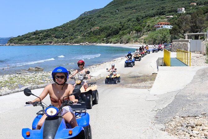 ATV Quad Guided Sightseeing/ Exploring Tour@The Pink Palace Corfu - Ano Pavliana and Agios Ilias: The Mountain Church Viewpoint