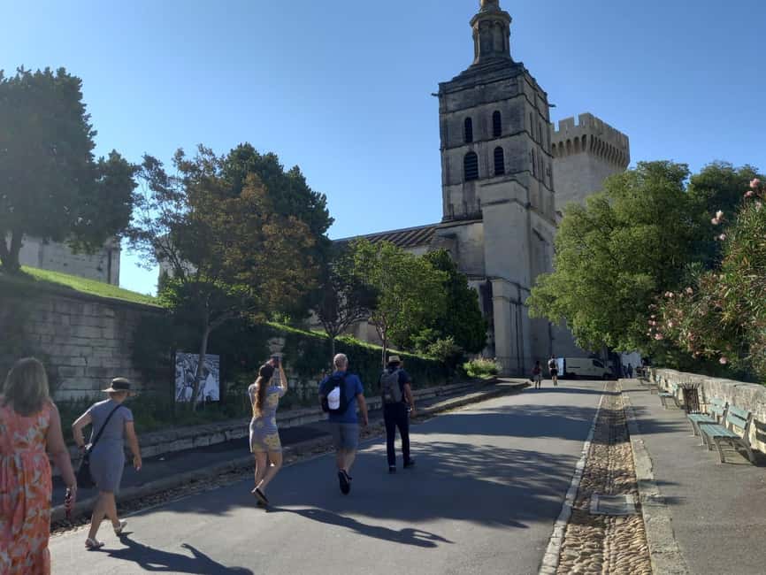 Avignon: City Walking Tour with Popes Palace Entry - Wine at the end: a simple Côtes du Rhône toast near the palace