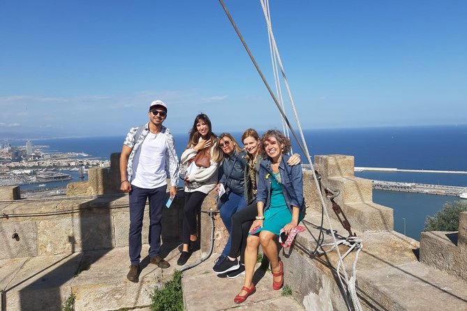 Barcelona: Old Town, Montjuic Castle, Cable Car Small Group Tour - Las Ramblas and the Old Town walk: famous streets, guided context
