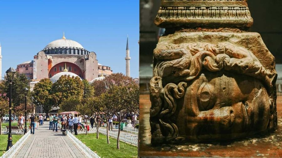 Basilica Cistern & Hagia Sophia with Optional Topkapi Palace - Hagia Sophia Mosque: The Building’s Details Are Still the Main Character