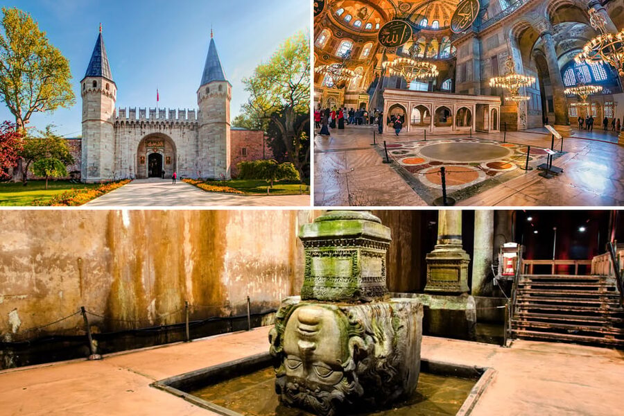 Basilica Cistern &Topkapi Palace &Hagia Sophia Combo Tickets - Key things to know before you go