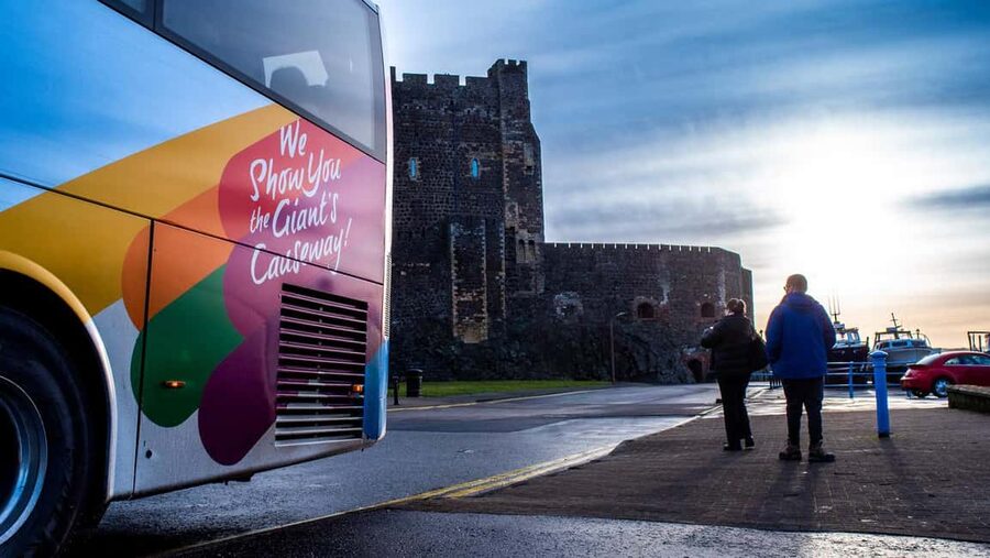 Belfast: Giant's Causeway & Irish Castles Tour -WIFI onboard - Carrickfergus Castle: Norman Stone and William III’s Landing