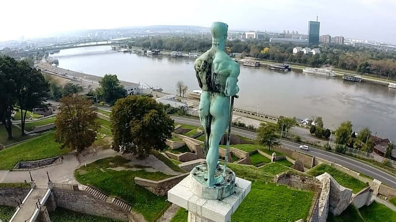 Belgrade: Guided City Tour and Kalemegdan Fortress Visit - The Question Mark photo stop and coffee break you can actually use