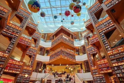 Beyond Seoul: Starfield Library, Hwaseong Fortress & Cave Quest - Starfield Library at Starfield Suwon: 22m Books and Instant Visual Wow