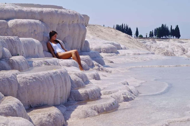 Bodrum:Pamukkale Cotton Castle & Hierapolis Day Trip w/Lunch - Cleopatra’s Pools: optional, extra-cost, and sometimes closed