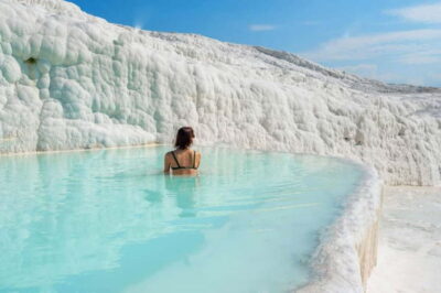 Bodrum:Pamukkale Cotton Castle & Hierapolis Day Trip w/Lunch - Pamukkale Travertines: walking the Cotton Castle without rushing