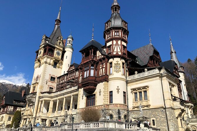 Bucharest to Dracula Castle, Peles Castle and Brasov Guided Tour - Price and value: transport with narration, then pay for castle entry