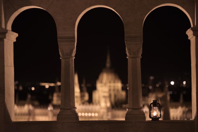 Buda Castle District Dark History, Legends and Vampire Night Tour - Stop 1: Danube lookout for “old Hungary” and the mood shift