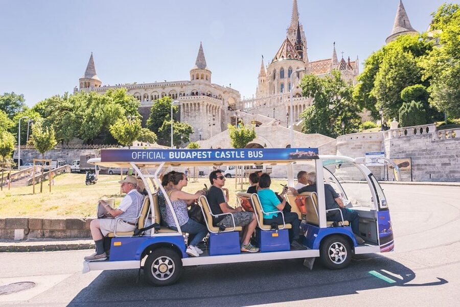 Budapest: Official Buda Castle Electric Hop-On Hop-Off Bus - The route plan: five stops covering the Buda Castle highlights