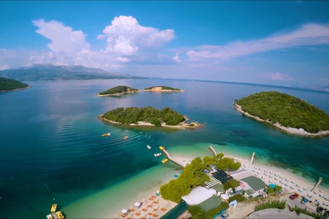 Butrint, Blue Eye, Ksamil and Lekuresi Castle Tour From Saranda - The Blue Eye Spring: Stairs, Trees, and That Unfairly Blue Water