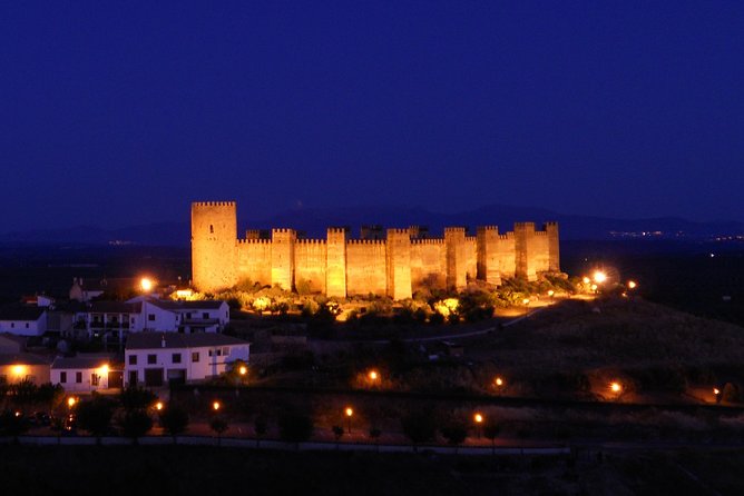 Castle of Baños de la Encina - The castle’s silhouette: 14 towers and the Tower of Tribute