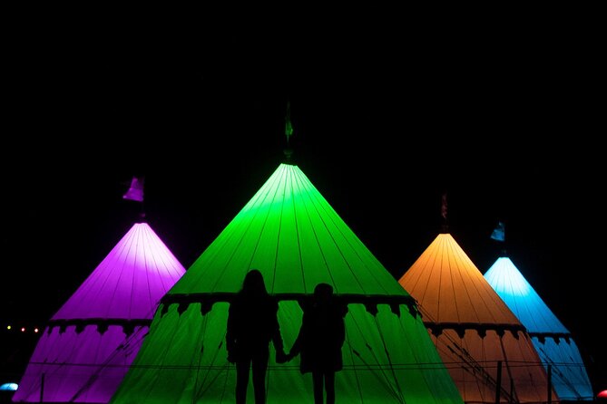 Christmas at Warwick Castle - Light Trail & Ice Skating Packages - The Christmas market plus glowing grounds: where the magic usually lands