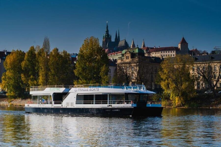 City Sightseeing Prague HOHO Bus, Castle Tour + River Cruise - Vltava River Cruise from Pier 3: Your 55-Minute Prague Reset