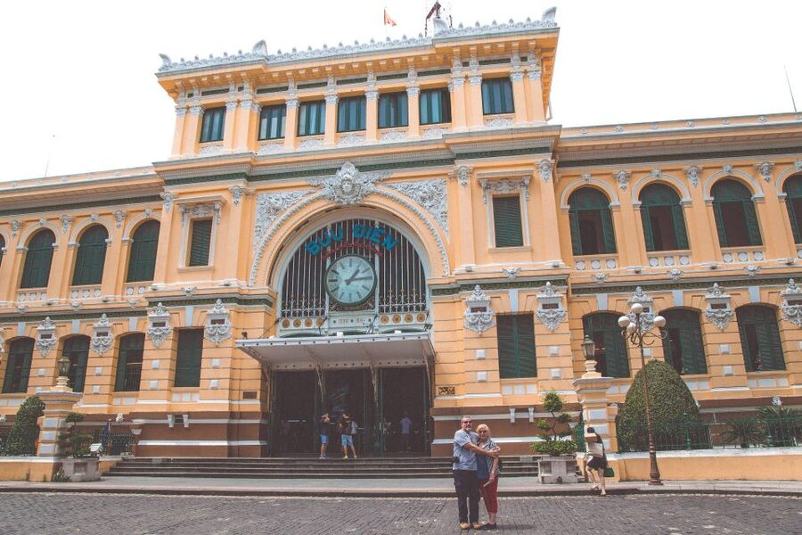 City Tour By Motorbike w/ War Museum & Reunification Palace - Central Post Office: built like a design lesson