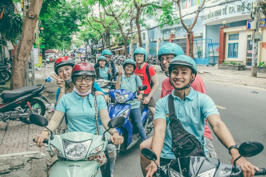 City Tour By Motorbike w/ War Museum & Reunification Palace - Notre-Dame Basilica and the French architecture “thread”