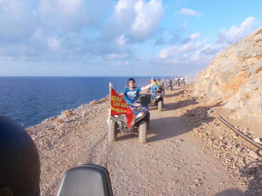 Crete: Quad Safari with Monastery, Malia Palace and Lunch - The Sisi Beach Finish: Swim Time at Potamos Beach