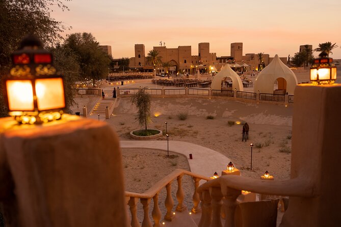 Desert Safari: Luxury Fortress Dinner, Camel Ride & Dune Bashing - Camel Ride, Horse Ride, Falcon Display, and Henna Art