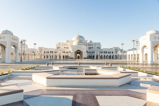 Dubai to Abu Dhabi Day Trip: Grand Mosque, Palace & Etihad Towers - Etihad Towers observation deck: skyline photos with real height