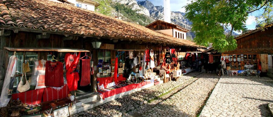 Durres/Golem: Kruja Castle & Bazaar with Traditional Lunch - The Old Bazaar of Krujë: Shopping Time That Feels Like a Real Visit