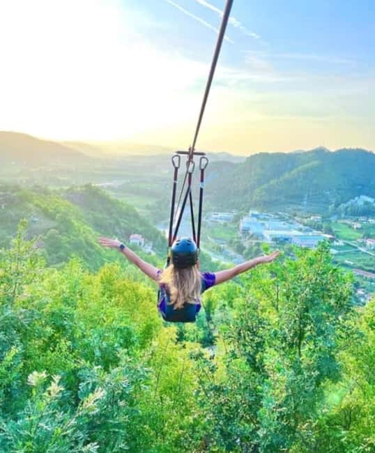 Durres/Golem: Zipline Albania and Petrela Castle - Zipline Albania and Petrela Castle: the best kind of half-day escape