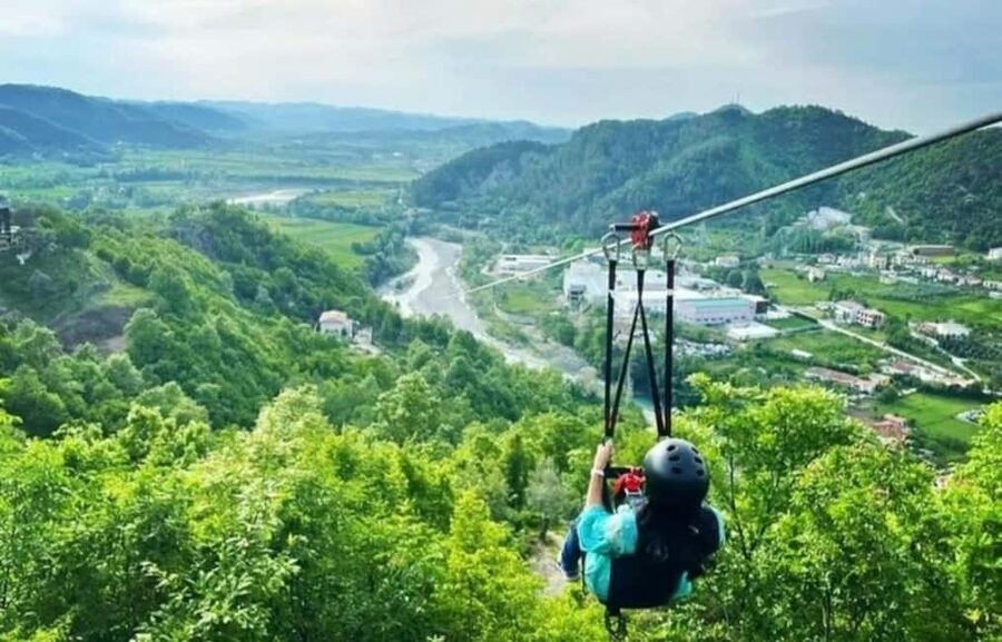 Durres/Golem: Zipline Albania and Petrela Castle - How the 4-hour schedule fits pickups, zipline, and the castle