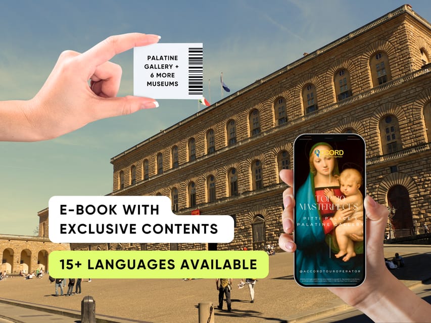 Florence: Pitti Palace 7 Museums Entrance Ticket & eBook - Arrival, Skip-the-Line Entry, and the One Timed Slot