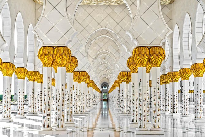 From Abu Dhabi: Grand Mosque, Qasr Al Watan Palace & Etihad Tower - City Corniche and Emirates Palace: The Waterfront Stop That Sets the Scene