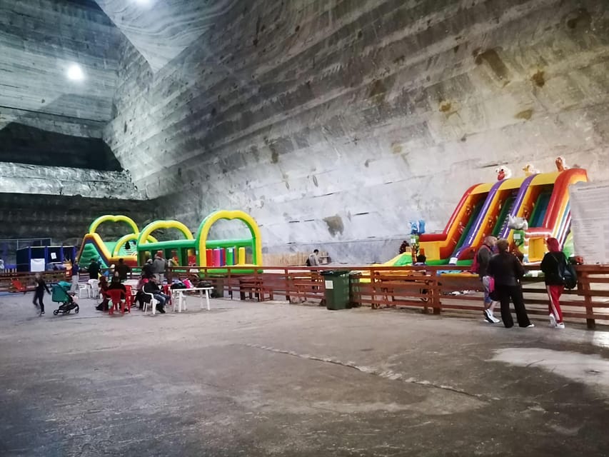 From Bucharest: Private Tour Salina Slanic: Salt Palace - The salt lake and underground waterfall: the stops that make the ticket worth it