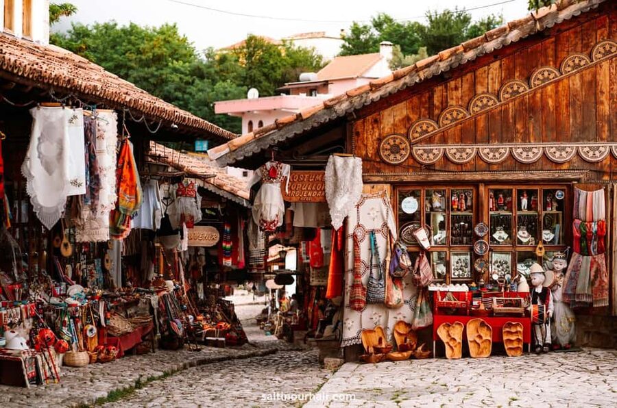 From Durres & Golem: Kruja Castle, Old Bazaar - Onufri Museum’s Iconostasis: slow down for the carved details