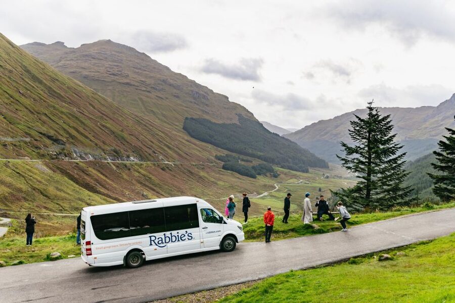 From Glasgow: Oban, Glencoe, Highland Lochs & Castles Tour - Glencoe Valley and Rannoch Moor: film-famous slopes and the moor that swallows distance