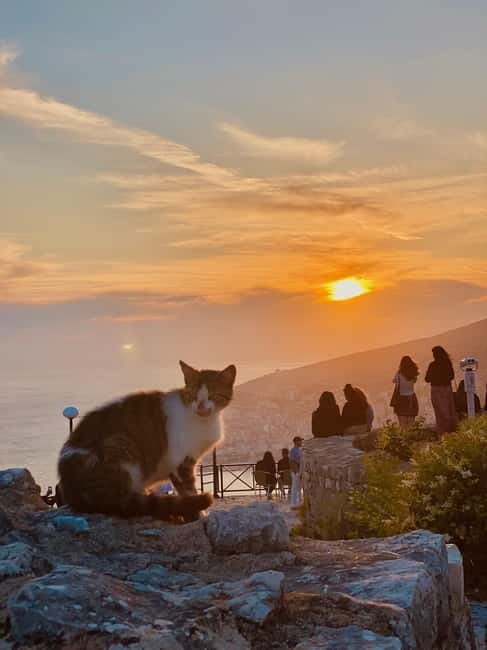 From Ksamil & Sarande: Blue eye & Lekursi Castle SUNSET - What you actually do around the spring