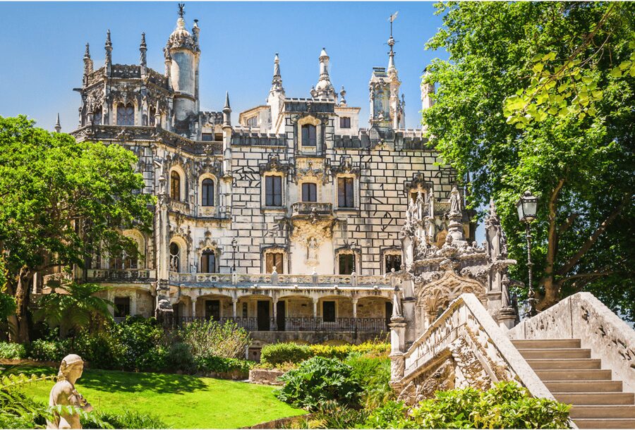 From Lisbon: Sintra, Pena Palace, Regaleira, Cabo da Roca, and Cascais - Pena Palace on the mountain: icon status for a reason