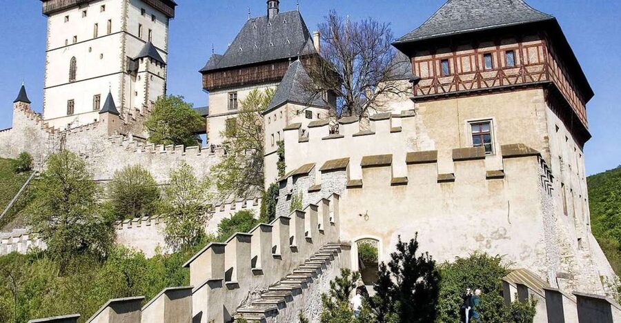 From Prague: Half-Day Karlstejn Castle Tour - Break Time, Photo Stops, and the Shopping Hour