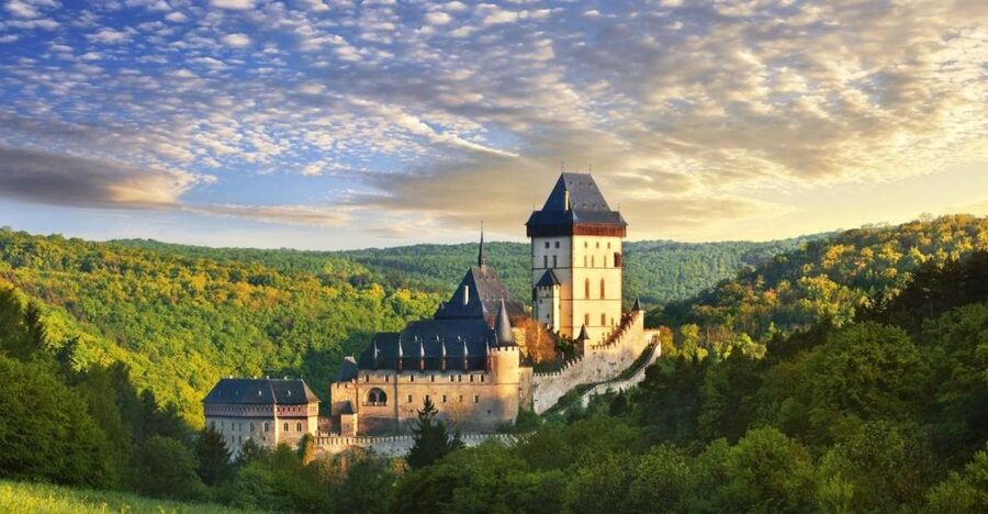 From Prague: Karlštejn Castle & Koněprusy Caves Tour - Transport from Prague: comfortable minivan, easy handoffs