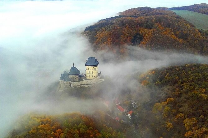 From Prague: Small-Group Karlstejn Castle & Koneprusy Caves Trip - Karlštejn Castle’s Gothic drama: royal rooms, not just a viewpoint