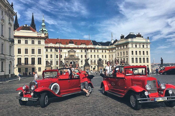 Karlstejn Castle in Vintage Convertible Car - The Karlstejn Castle Stop: How to Make Your Time Count