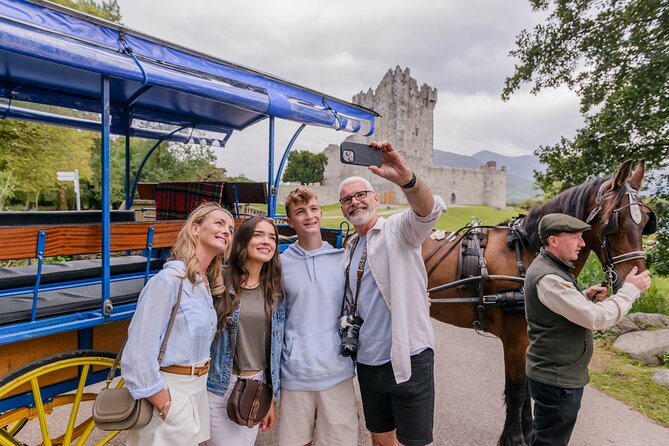 Killarney Jaunting Car Tour- Park to Castle - Ross Castle photo stop on Lough Lein
