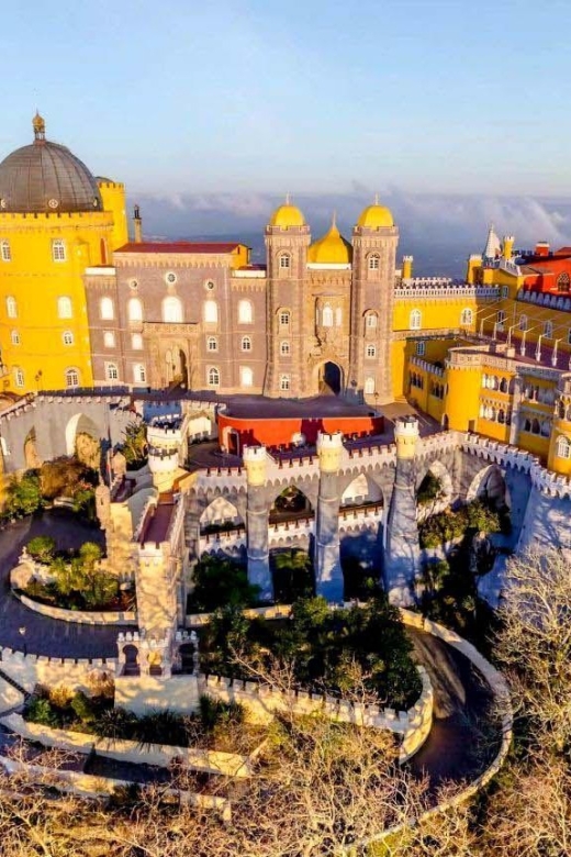 Lisbon: Pena Palace, Moorish Castle, Qta. Regaleira & Sintra - Pena Palace and gardens: where fairy-tale color meets guided context