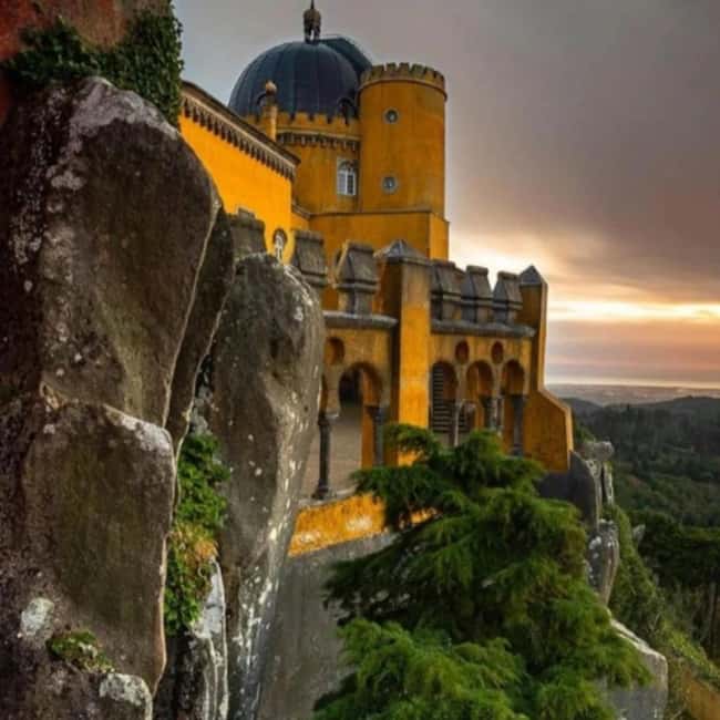 Lisbon: Pena Palace, Regaleira, Sintra, and Cascais Day Trip - Cabo da Roca and Guincho Beach: the Atlantic punch in a short stop