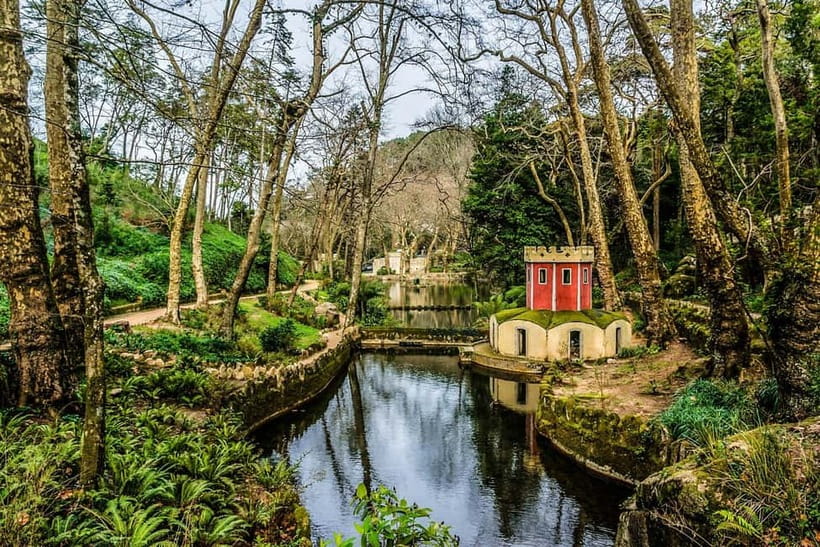 Lisbon: Sintra, Pena, Moorish Castle, Regaleira & Cascais - Palácio da Pena: romantic 19th-century design and a hill you’ll notice