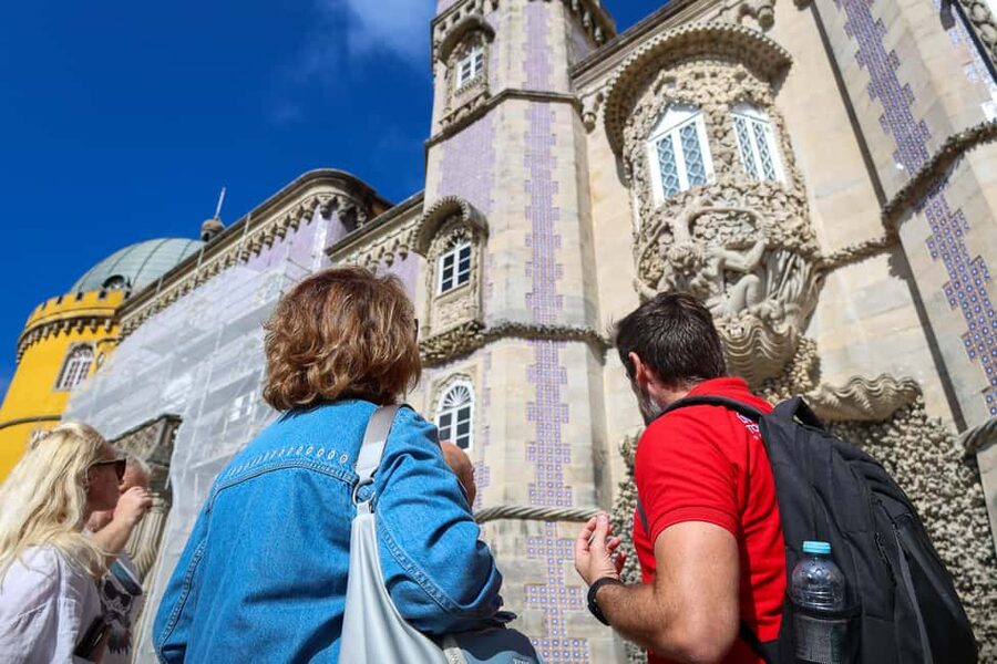 Lisbon: Sintra, Pena Palace & Wine Tasting Small-Group Tour - Pena Palace exterior and Pena Gardens: what you see (and what you won’t)
