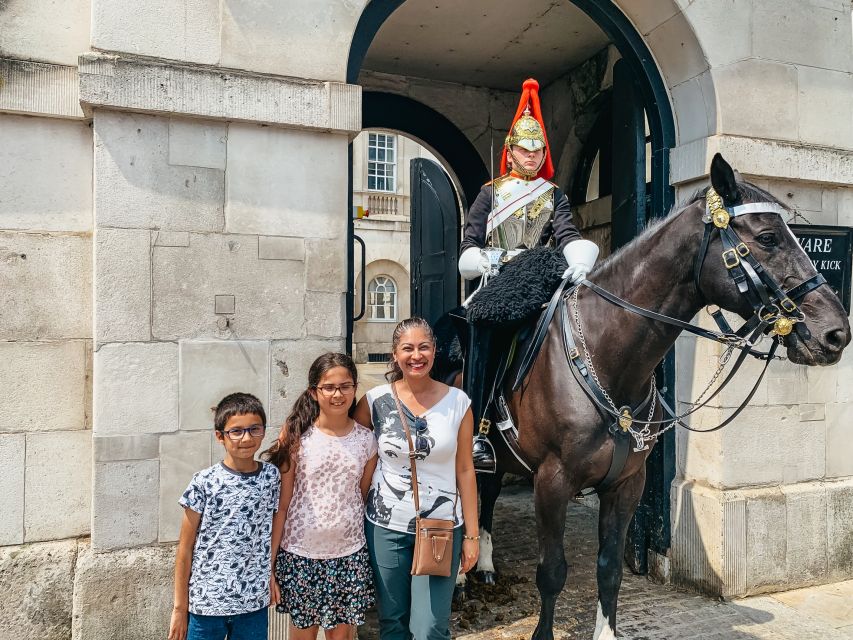 London: The Changing of the Guard Tour and Buckingham Palace - Horse Guards Parade at Whitehall: the day’s big stage